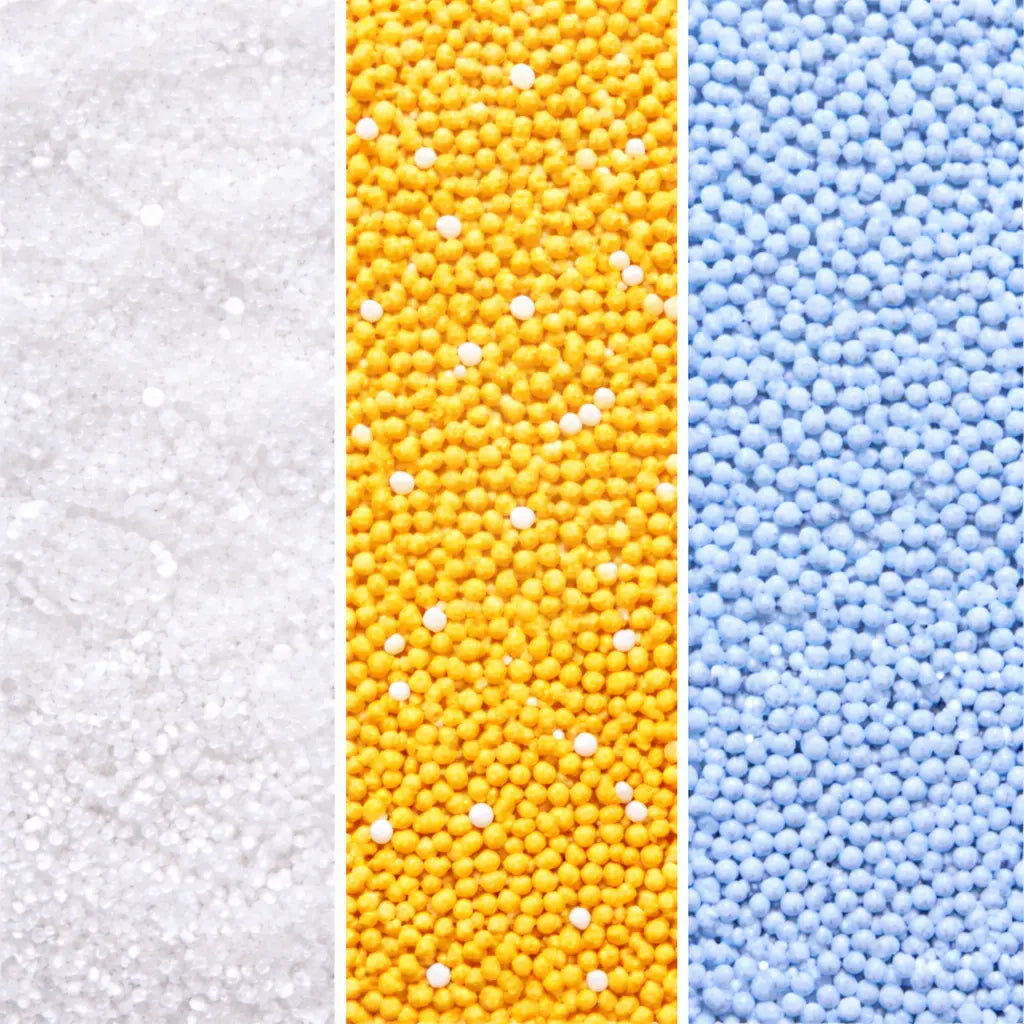 Hedge planting additives showing water crystals, slow release fertiliser and shock reducing booster for root establishment